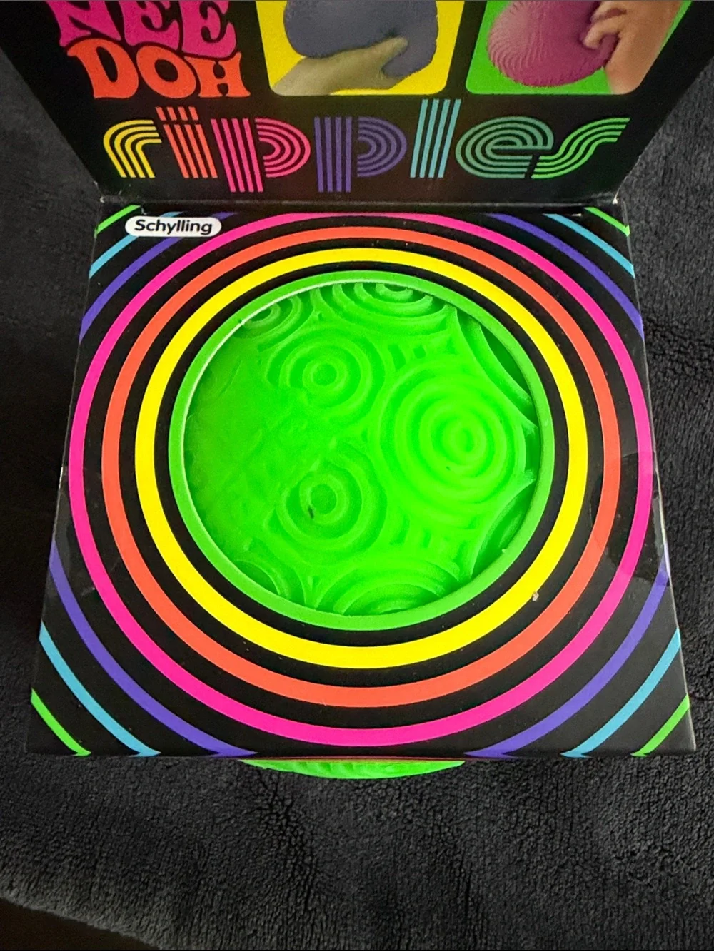 Needoh Super Ripples Sensory Squish Toy - Green NIOP